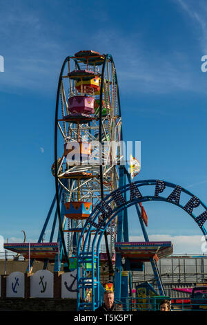 Il Luna Park, Scarborough, North Yorkshire Foto Stock