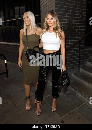 Londra, Regno Unito. Chloe Sims a Pete stoppini Hermano abbigliamento lancio ad Ace Hotel Shoreditch, Londra martedi 31 luglio 2018. Ref: LMK73-J2388-010818 Keith Mayhew/Landmark WWW.LMKMEDIA.COM Media Foto Stock