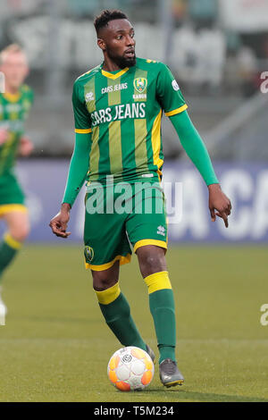 L'AIA - ADO - Excelsior , Calcetto , Stagione 2018/2019 , Eredivisie , Cars jeans Stadium , 25-04-2019 , Lettore ADO Kanon durante la partita ADO - Excelsior Foto Stock