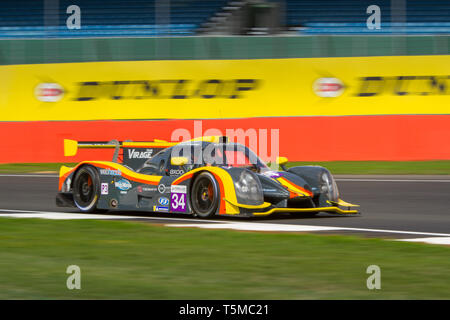 Team Virage Ligier JSP3 LMP3 auto durante la ELMS 4 Ore di Silverstone, 2018 Foto Stock