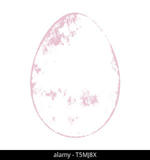 Grunge Uovo di colore Illustrazione Vettoriale