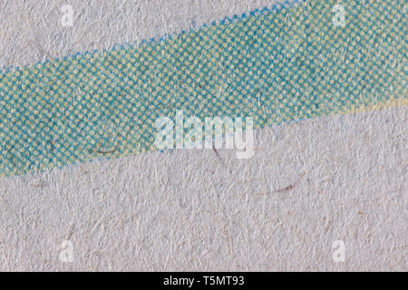 Immagine macro di vintage stampante CMYK texture da un vecchio fumetto Foto Stock