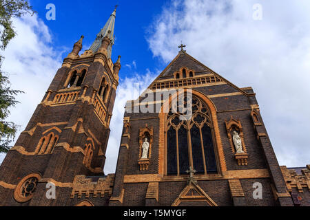 Santi Maria e Giuseppe, una cattedrale cattolica costruita nel 1912 nella Federazione Gothic Revival stile, è un grande ed impressionante edificio nella città di un Foto Stock