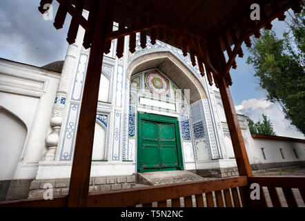 Vecchia Moschea ingresso in città Jarkent, Kazakistan Foto Stock