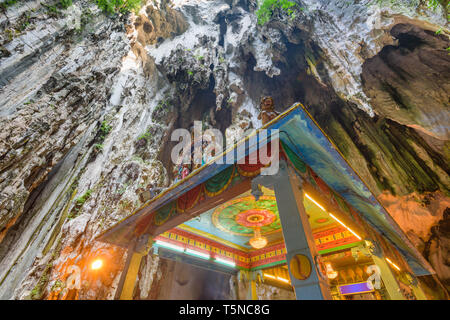 Grotte Batu tempio vicino a Kuala Lumpur. Foto Stock