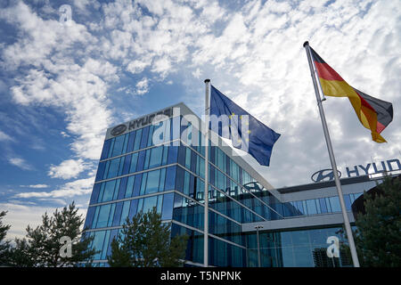 Filiale tedesca Hyundai di Offenbach nel distretto di Kaiserlei Foto Stock