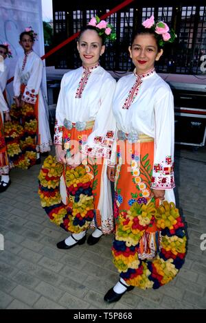 Festival di Rose in Kazanlak. Provincia di Stara Zagora.BULGARIA Foto Stock