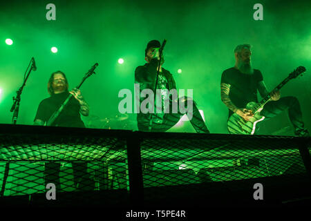 In fiamme live at O2 Ritz Manchester Aprile 2019 Foto Stock