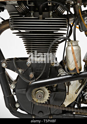Moto d'epoca Norton Manx gp 500. Motore. Marca: Norton richiesta di cofinanziamento: Manx GP 500 Nazione: Regno Unito - Birmingham anno: 1949 Condizioni: res Foto Stock