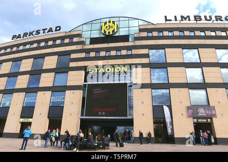 KERKRADE, Paesi Bassi, 26-04-2019, calcio, olandese Keuken Kampioen Divisie, Roda JC - FC Den Bosch, Limburg Stadium, stagione 2018-2019, panoramica dello stadio Foto Stock
