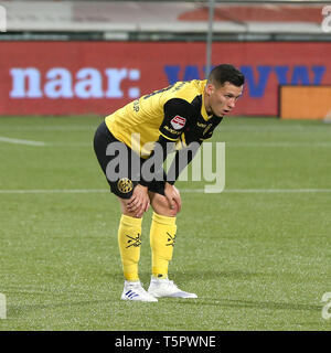 KERKRADE, Paesi Bassi, 26-04-2019, calcio, olandese Keuken Kampioen Divisie, Roda JC - FC Den Bosch, Limburg Stadium, stagione 2018-2019, sconsolato dopo la partita persa Foto Stock