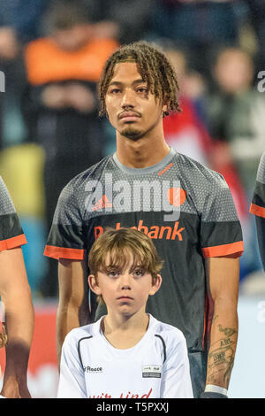 MOENCHENGLADBACH, 26-04-2019, Hockey Pro League 2019 uomini. Luogo: Hockeypark. Marlon Landbrug durante il gioco vs Germania Paesi Bassi. Foto Stock