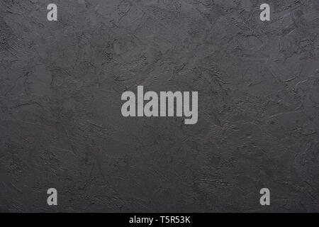 Verniciato scuro stucco sfondo orizzontale altamente dettagliata Foto Stock