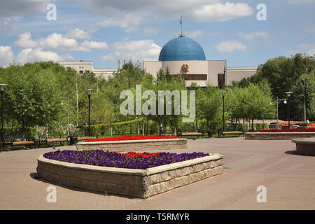 Museo del primo Presidente della Repubblica ad Astana. Il Kazakistan Foto Stock