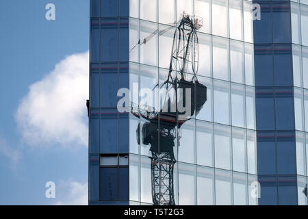 Nuova costruzione grattacielo, 22 Bishopsgate, London. Foto Stock