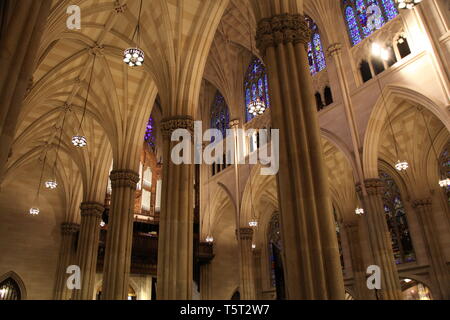 SAINT PATRICK CATHEDRAL DI NEW YORK Foto Stock