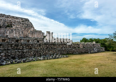 Kabah, Maya sito archeologico, regione Puuc, Merida, Messico Foto Stock