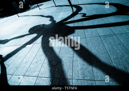 Statua di Mamman Spider a Roppongi, Tokyo, Giappone Foto Stock