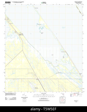 USGS TOPO Map Florida FL Wilson 20120918 TM il restauro Foto Stock