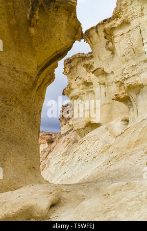 Gredas de Bolnuevo, Murcia Foto Stock