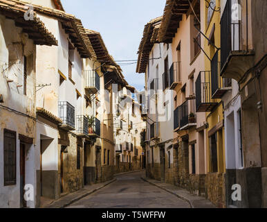 Rubielos De Mora Foto Stock