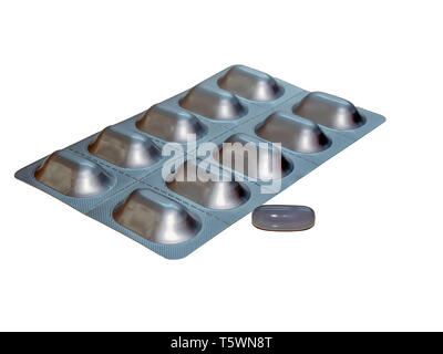 La ciclosporina è un farmaco immunosoppressore per artrite reumatoide, psoriasi, malattia di Crohn, sindrome nefrosica, e nei trapianti di organi a p Foto Stock