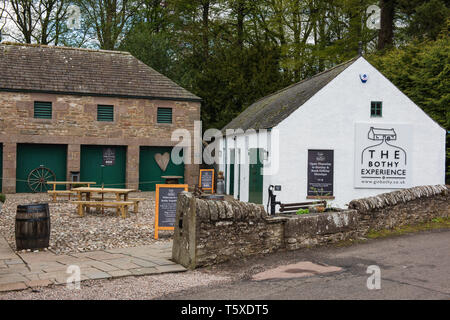 L'esperienza Bothy, il Gin Bothy sale di degustazione, Glamis, Angus, Scozia. Foto Stock