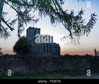 Breedon sulla collina parrocchiale Foto Stock