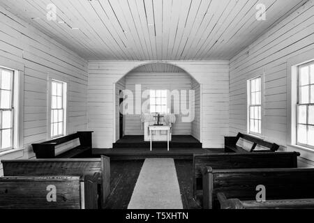 Primo africano della chiesa battista, Cumberland Island, Georgia Foto Stock