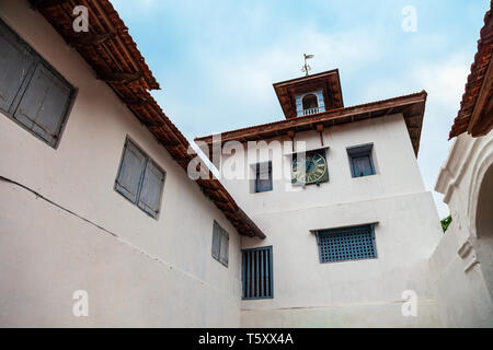 Sinagoga Paradesi è il più antico attivo situato in Fort Kochi nella città di Cochin, India Foto Stock