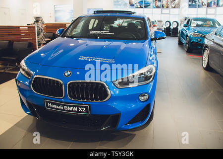 Ufa, Russia, 12 dicembre, 2018: Nuova 2018 BMW X2. Foto Stock