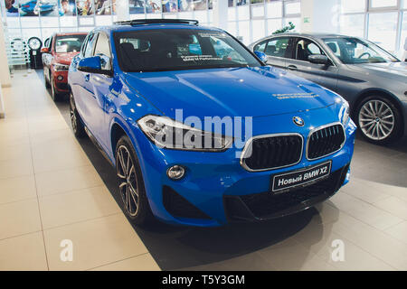 Ufa, Russia, 12 dicembre, 2018: Nuova 2018 BMW X2. Foto Stock