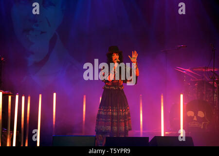 Titiyo, il veterano svedese cantante soul, celebra il suo 30 anni di una lunga carriera in teatro Arbis in Norrköping Svezia 2019 Foto Stock