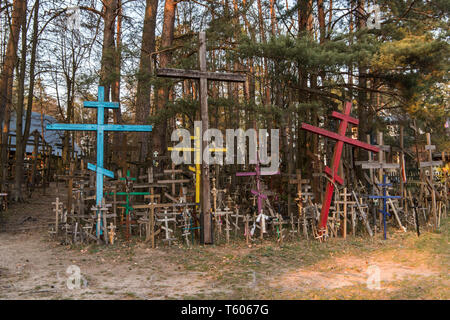 Grabarka, Polonia. Santa Montagna Grabarka, il più grande luogo di culto della chiesa ortodossa orientale in Polonia, Siemiatycze, Podlasie Foto Stock