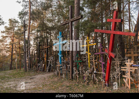 Grabarka, Polonia. Santa Montagna Grabarka, il più grande luogo di culto della chiesa ortodossa orientale in Polonia, Siemiatycze, Podlasie Foto Stock