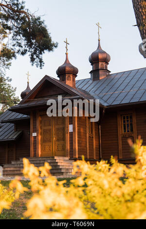 Grabarka, Polonia. Santa Montagna Grabarka, il più grande luogo di culto della chiesa ortodossa orientale in Polonia, Siemiatycze, Podlasie Foto Stock