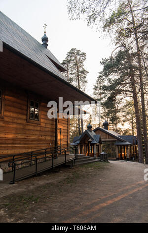 Grabarka, Polonia. Santa Montagna Grabarka, il più grande luogo di culto della chiesa ortodossa orientale in Polonia, Siemiatycze, Podlasie Foto Stock