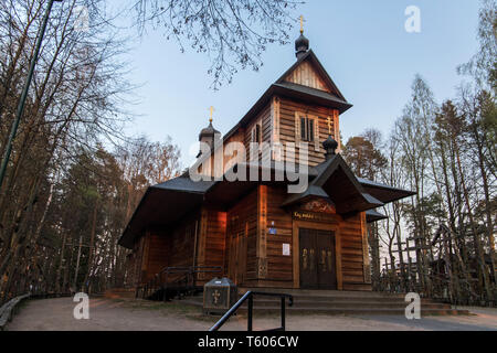 Grabarka, Polonia. Santa Montagna Grabarka, il più grande luogo di culto della chiesa ortodossa orientale in Polonia, Siemiatycze, Podlasie Foto Stock