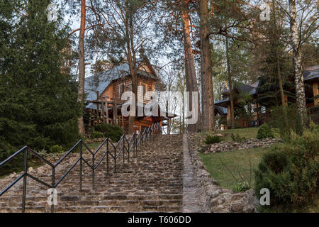 Grabarka, Polonia. Santa Montagna Grabarka, il più grande luogo di culto della chiesa ortodossa orientale in Polonia, Siemiatycze, Podlasie Foto Stock