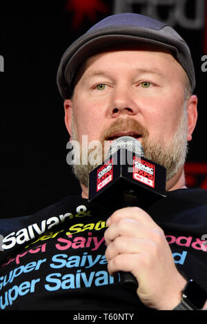 Chicago Comic & Entertainment Expo (C2E2) 2019 a McCormick Place, Chicago, IL, Stati Uniti d'America il 22 marzo 2019 con: Christopher Sabat dove: Chicago, Illinois, Stati Uniti quando: 22 Mar 2019 Credit: Adam Bielawski/WENN.com Foto Stock