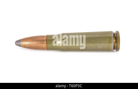 Patrono per la carabina isolato su uno sfondo bianco Foto Stock