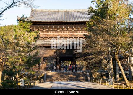 Sanmon, Nanzenji, Sakyo-Ku, Kyoto, Giappone Foto Stock