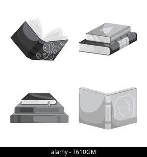 Prenota,textbook,diario,l'apprendimento,pila,l'insegnamento,college,creative,testo,segnalibro,carta,romanzo,record,classe,knowledge,leggere,scuola,scienza,aperto,notebook,contenuto,moderno,scrittura,Università,biology,l'istruzione,Sorgente,immagine,informazioni,formazione,coperchio,biblioteca,bookstore,studio,letteratura,impostare,vettore,icona,isolato,raccolta,design,l'elemento,graphic,segno,mono,grigio vettori vettore , Illustrazione Vettoriale