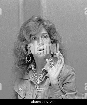 Attrice, Jane Fonda, Ottobre 17, 1977, California Foto Stock