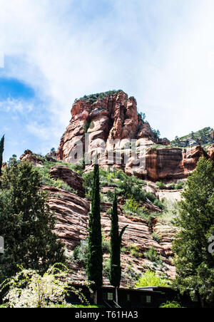 Le rocce rosse di Sedona in Arizona Foto Stock
