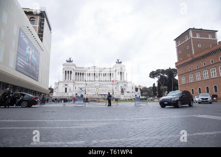 Roma, Italia. 28 apr, 2019. Il ViaLibera iniziativa, organizzata da Roma capitale, miranti a garantire una mobilità sostenibile è tornato oggi, domenica 28 aprile 2019 Credit: Matteo Nardone/Pacific Press/Alamy Live News Foto Stock