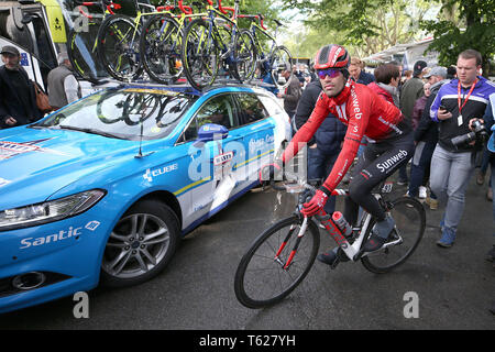 Liegi, Belgio. 28 apr, 2019. ciclismo, Luik Bastenaken Luik, heren, uomini, Tom Dumoulin bij Luik-Bastenaken-Luik Credito: Pro scatti/Alamy Live News Foto Stock