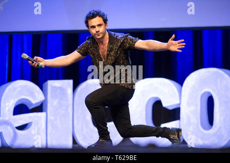 Bonn, Germania. 26 apr, 2019. Toby Sebastian al MagicCon 3 al Maritim Hotel. Bonn, 26.04.2019 | Utilizzo di credito in tutto il mondo: dpa/Alamy Live News Foto Stock