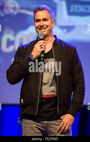 Bonn, Germania. 26 apr, 2019. Manou Lubowski al MagicCon 3 al Maritim Hotel. Bonn, 26.04.2019 | Utilizzo di credito in tutto il mondo: dpa/Alamy Live News Foto Stock