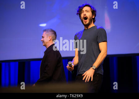 Bonn, Germania. 26 apr, 2019. Alexander Vlahos al MagicCon 3 al Maritim Hotel. Bonn, 26.04.2019 | Utilizzo di credito in tutto il mondo: dpa/Alamy Live News Foto Stock